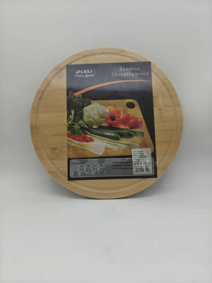 7711 ДЪСКА БАМБ.Т7711 КРЪГ Мх40 Ф24 - Image 1