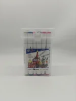 МАРКЕР Т8304 х40 18цв.ДВУСТРАН