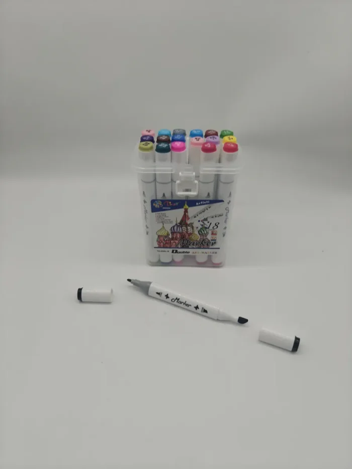 МАРКЕР Т8304 х40 18цв.ДВУСТРАН - Image 3