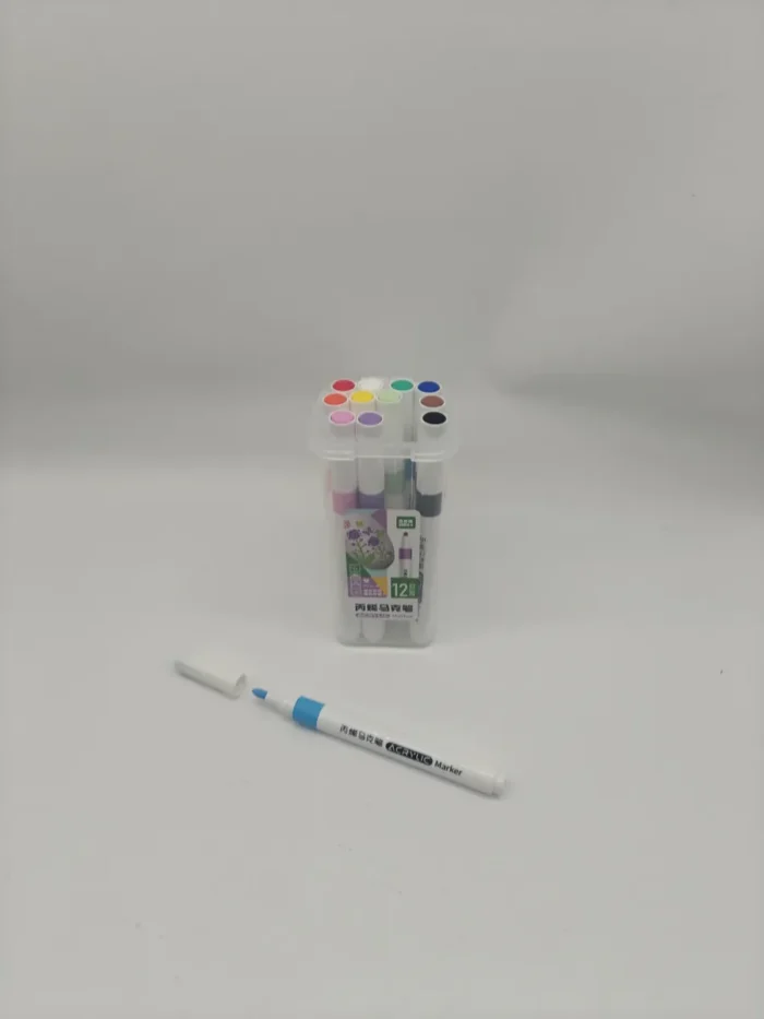 Акрилни маркери 12 цвята - Image 3