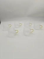 Тумбеста двустенна стъклена чаша